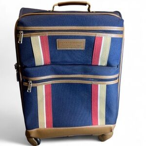 Tommy Hilfiger Blue and Brown Men's Bag